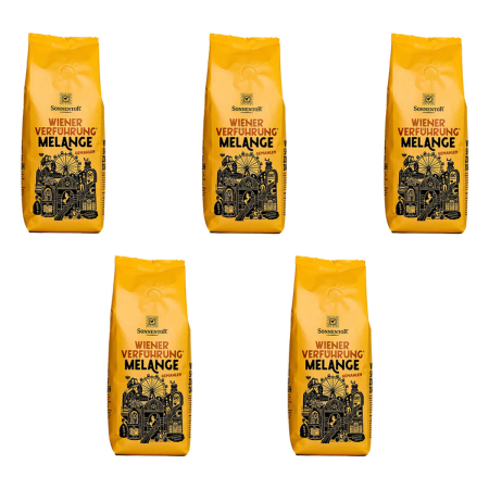Sonnentor - Melange Kaffee gemahlen - 500 g - 5er Pack