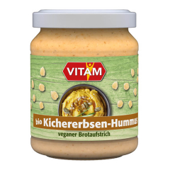 Vitam - Kichererbsen Hummus-Aufstrich - 125 g - 6er Pack