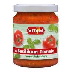 Vitam - Basilikum-Tomate-Aufstrich - 100 g - 6er Pack
