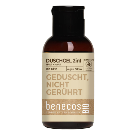 benecos - Mini Duschgel 2in1 BIO-Olive Haut & Haar - 50 ml