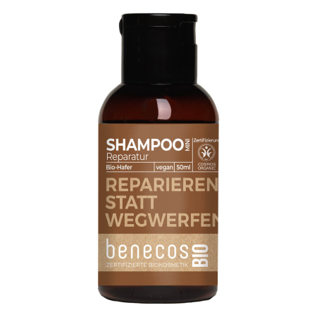 benecos - Mini Shampoo Reparatur BIO-Hafer - 50 ml