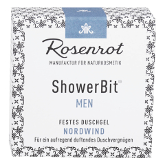 Rosenrot Naturkosmetik - ShowerBit festes Duschgel Men...