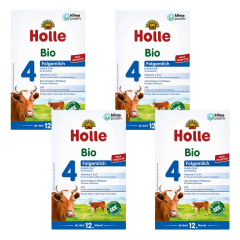 Holle - Folgemilch 4 bio - 600 g - 4er Pack