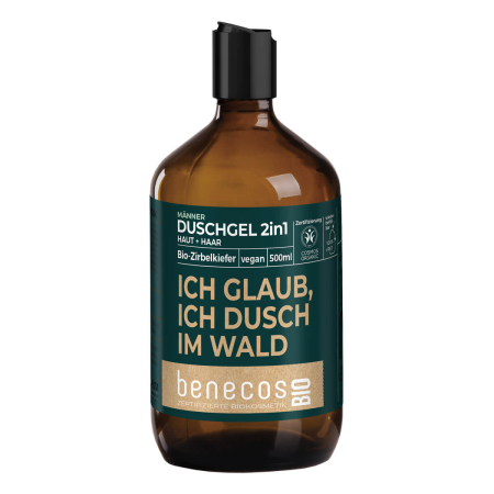 benecos - Duschgel 2in1 BIO-Zirbelkiefer Haut & Haar - 500 ml
