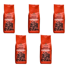 Sonnentor - Espresso Kaffee gemahlen - 500 g - 5er Pack