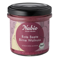 Nabio - Aufstrich Rote Beete Birne Walnuss - 135 g
