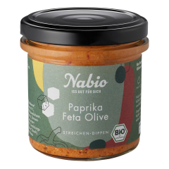 Nabio - Aufstrich Paprika Feta Olive - 135 g