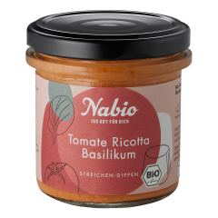 Nabio - Aufstrich Tomate Ricotta Basilikum - 135 g