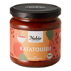 Nabio - Eintopf im Glas Ratatouille mit Belugalinsen - 365 g