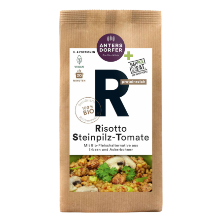 Antersdorfer - Steinpilz-Tomate-Risotto mit Bio-Fleischalternative - 180 g