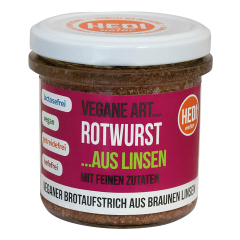 HEDI - Vegane Art Rotwurst mit feinen Zutaten - 140 g