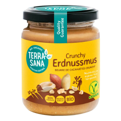 TerraSana - Erdnussmus Crunchy - 250 g