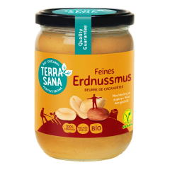 TerraSana - Erdnussmus fein - 500 g