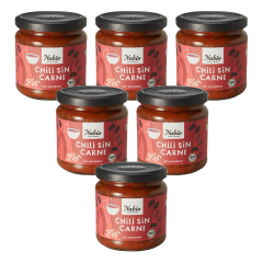 Nabio - Eintopf Chili sin Carne im Glas - 365 g - 6er Pack