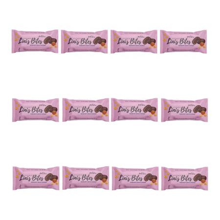 Linis Bites - Hazelnut Choco Nougat Pralinis - 46 g - 12er Pack