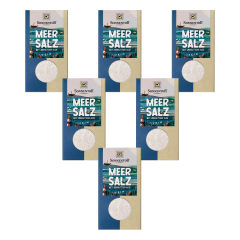 Sonnentor - Meersalz mit jodhaltiger Alge - 150 g - 6er Pack