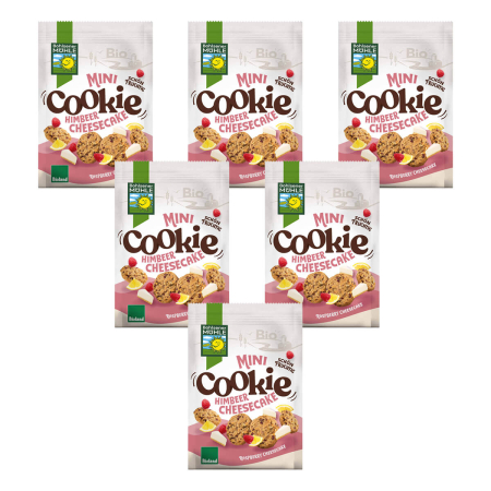 Bohlsener Mühle - Mini Cookie Himbeer Cheesecake - 125 g - 6er Pack