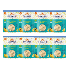 Sommer - Hafer-Zitronen-Kringel - 100 g - 8er Pack