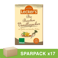 Lecker`s - Bourbon Vanillezucker - 24 g - 17er Pack