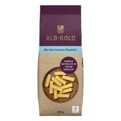 Alb-Gold - Hartweizen Rigatoni - 500 g