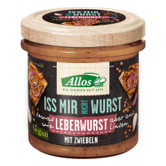 Allos - Iss mir nicht Wurst Leberwurst mit Zwiebel - 135 g