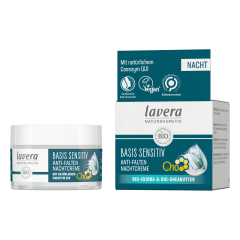 lavera - basis sensitiv Anti-Falten Nachtcreme Q10 - 50 ml