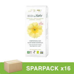 Eco by Naty - Binden Normal 14 Stück - 16er Pack