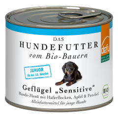 defu - Junior Hundefutter Geflügel Sensitive - 200 g