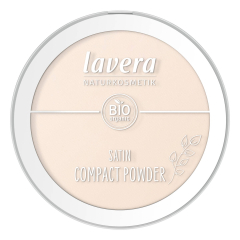 lavera - Satin Compact Powder - Light 01 - 9,5 g
