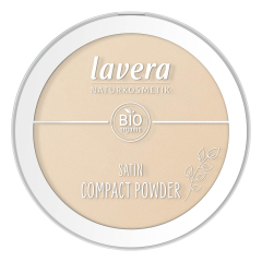lavera - Satin Compact Powder - Medium 02 - 9,5 g