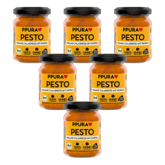 PPURA - Pesto Vegane Calabrese bio - 120 g - 6er Pack