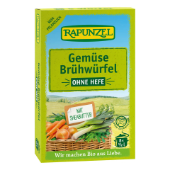 Rapunzel - Gemüse-Brühwürfel ohne Hefe - 80 g