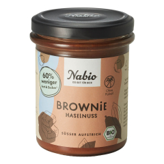 Nabio - Aufstrich Brownie Haselnuss - 175 g