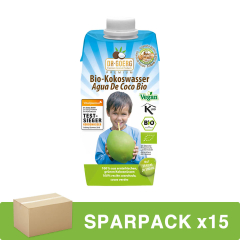 Dr. Goerg - Premium Kokoswasser bio - 330 ml - 15er Pack