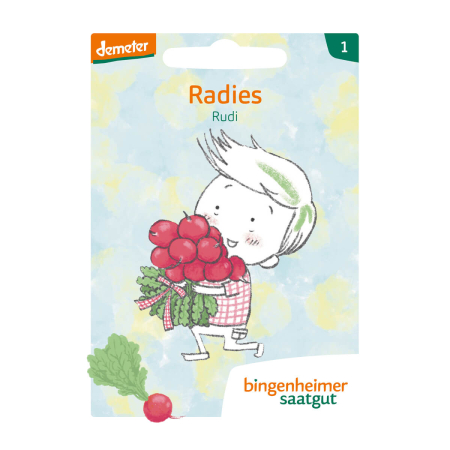 Bingenheimer Saatgut - Garten-Bande Radies Rudi - 1 Tüte
