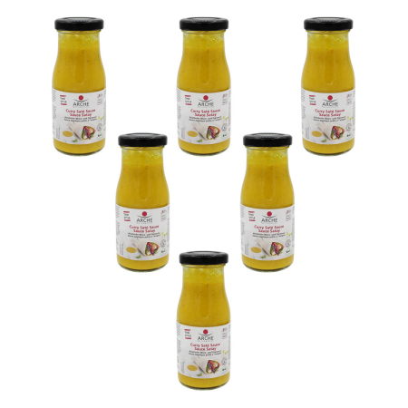 Arche Naturküche - Curry Saté Sauce - 130 ml - 6er Pack