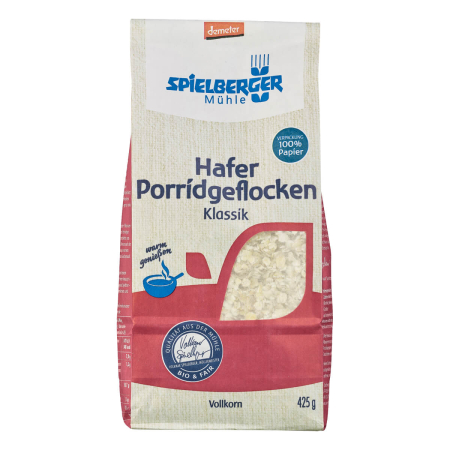 Spielberger Mühle - Hafer Porridgeflocken Klassik demeter - 425 g