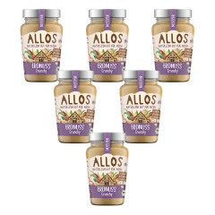 Allos - Nuss Pur Erdnuss Crunchy - 340 g - 6er Pack