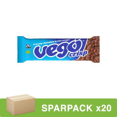 VEGO - Vego Crisp Creamy chocolate & rice crisps - 40...