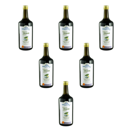 MANI Bläuel - natives Olivenöl extra Kalamata g.U. bio - 1 l - 6er Pack