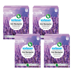 Sodasan - Color Waschpulver Lavendel - 1010 g - 4er Pack