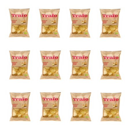 Trafo - Kartoffelchips gesalzen - 125 g - 12er Pack