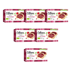 Celiane - Himbeertörtchen glutenfrei - 130 g - 6er Pack