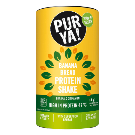 PURYA - Protein Shake Banana Bread bio - 480 g