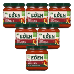 Eden - Tomatensauce Arrabbiata - 375 g - 6er Pack