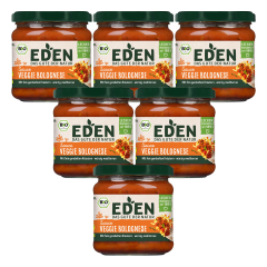 EDEN - Sauce Veggie Bolognese Bio - 375 g - 6er Pack