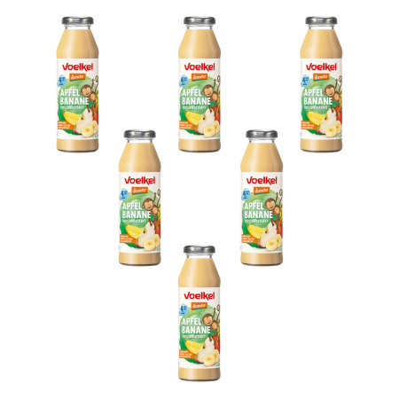 Voelkel - Apfel-Bananensaft nach dem 4. Monat - 280 ml - 6er Pack
