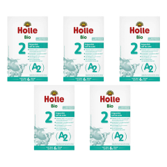 Holle - A2 Bio-Folgemilch 2 - 400 g - 5er Pack