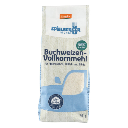 Spielberger Mühle - Buchweizen-Vollkornmehl demeter - 500 g