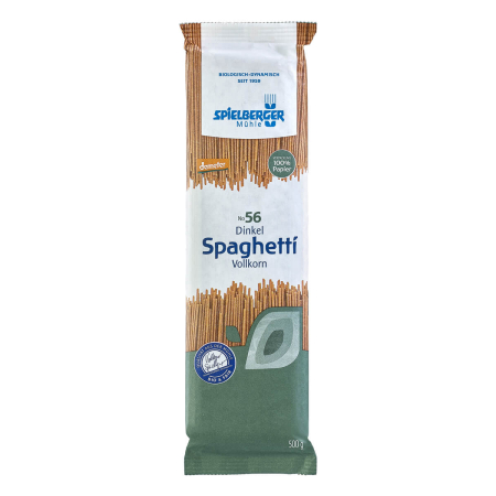 Spielberger Mühle - Dinkel Spaghetti Vollkorn demeter - 500 g